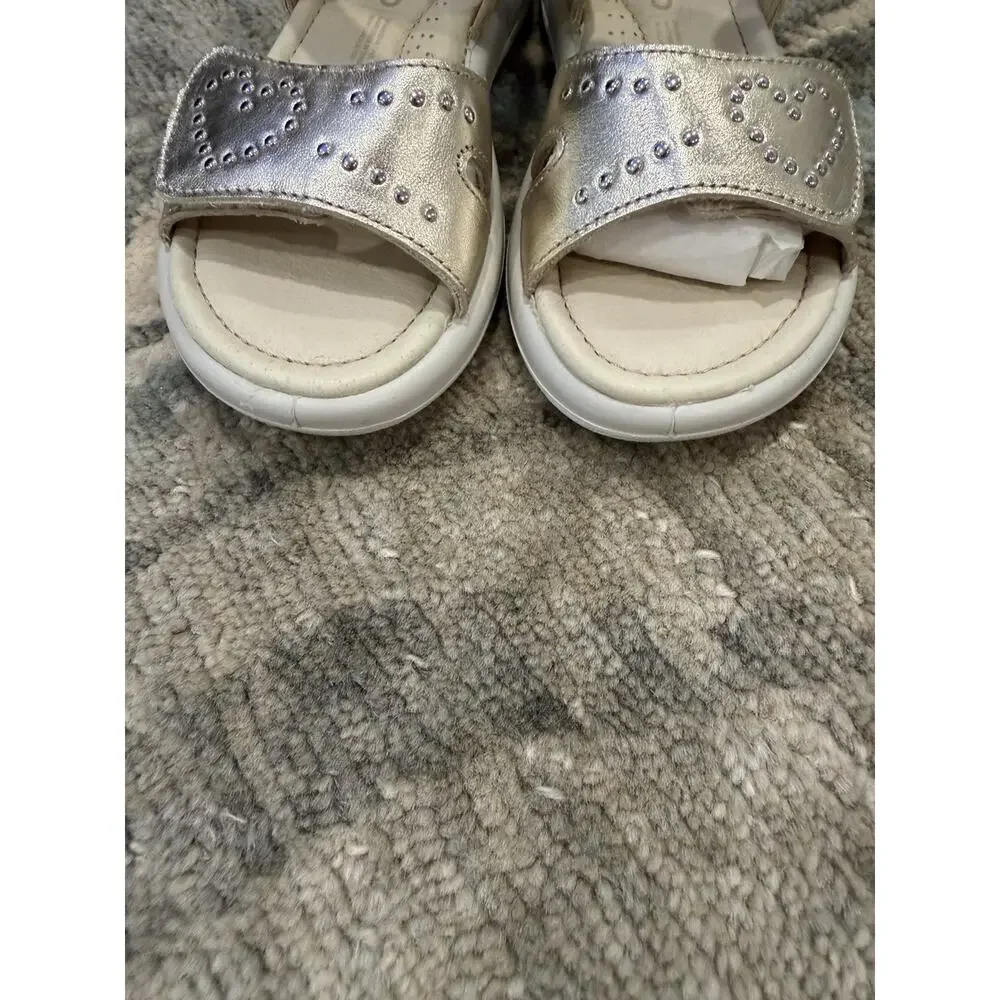 Naturino Kids' Saphia Sandal Gold Girls Sz 30 US Sz 13 NEW $90